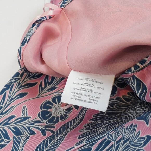 J Crew X Abigail Borg Silk Slip Skirt Prairie Rose - Size 6 - NWT - Picture 5 of 6